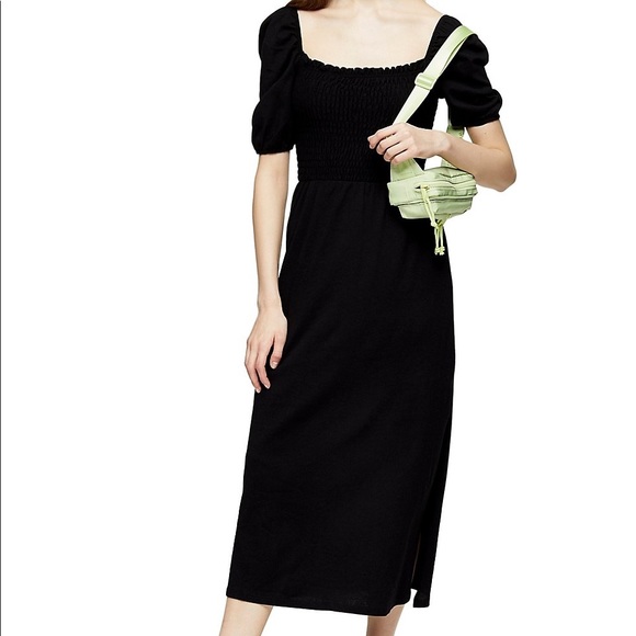 Topshop Dresses & Skirts - Topshop Black Midi Dress